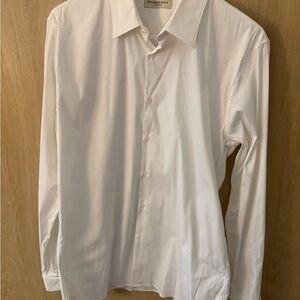 Burberry Classic White Dress Shirt for Men